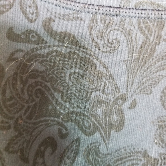 Lululemon Wunder Under blue black paisley crop leggings - Picture 6 of 10